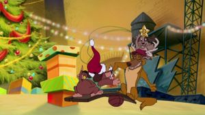 An All Dogs Christmas Carol's poster
