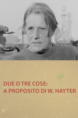 Due o tre cose: a proposito di W. Hayter's poster