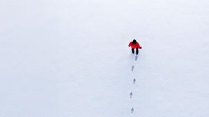 Footsteps in the Snow's poster