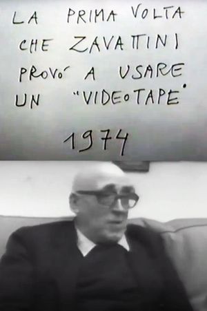 La prima volta che Zavattini provò ad usare un videotape's poster