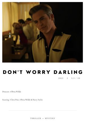 Don't Worry Darling's poster