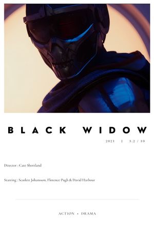 Black Widow's poster