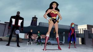 Justice League vs the Fatal Five's poster