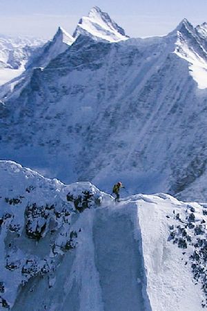 Ueli Steck - Auf schmalem Grat's poster