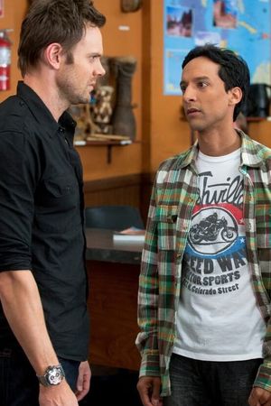 The Evolution of Jeff and Abed's poster