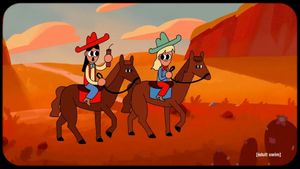 Cowgirlies 01: Pony Express's poster
