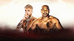Jake Paul vs. Mike Tyson's poster