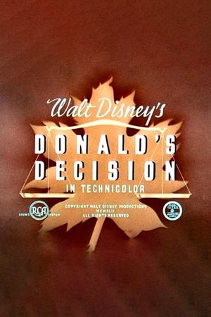 Donald's Decision's poster