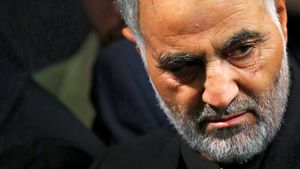 Général Soleimani, le stratège de l'Iran's poster