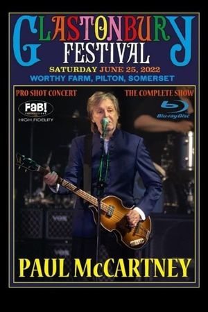 Paul McCartney at Glastonbury 2022's poster