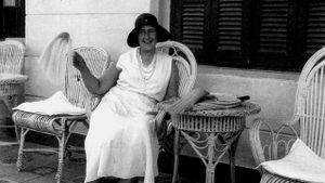 Agatha Christie, the Queen of Crime's poster