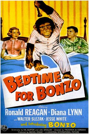 Bedtime for Bonzo's poster