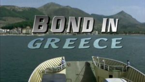 Bond in Greece's poster