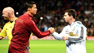 Ronaldo vs. Messi's poster