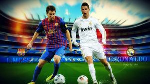 Ronaldo vs. Messi's poster