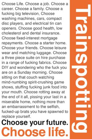 Trainspotting's poster