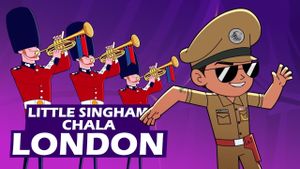 Little Singham in London's poster