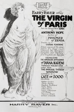 Sophy of Kravonia; or, the Virgin of Paris's poster