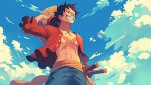 One Piece "3D2Y": Overcome Ace's Death! Luffy's Vow to his Friends's poster
