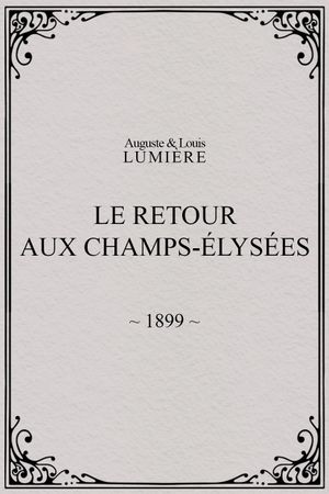 The Return to Champs-Élysées's poster
