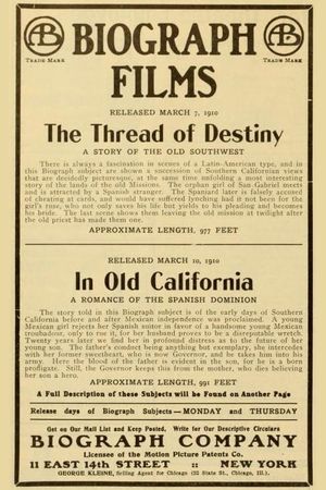 In Old California's poster