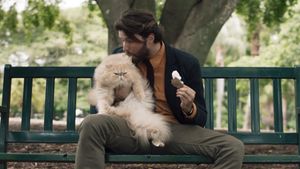 A Man and a Cat's poster