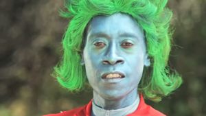 Captain Planet with Don Cheadle's poster