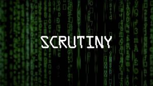 Scrutiny's poster