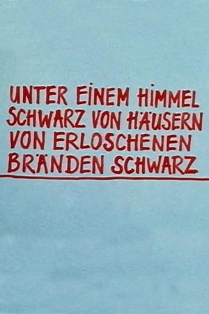 Telekritik: Unter einem Himmel schwarz von Häusern von erloschenen Bränden schwarz's poster