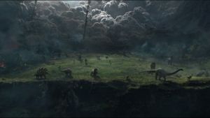 Jurassic World: Fallen Kingdom's poster