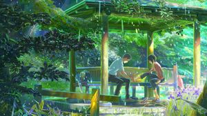 The Garden of Words's poster