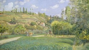 The Greatest Painters of the World: Camille Pissarro's poster