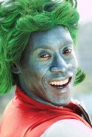Captain Planet with Don Cheadle's poster