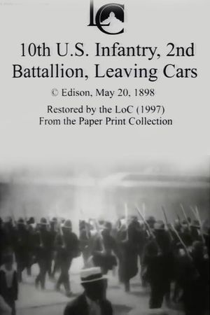 10th U.S. Infantry, 2nd Battalion Leaving Cars's poster