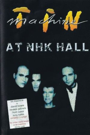 Tin Machine - Live at Paradiso's poster