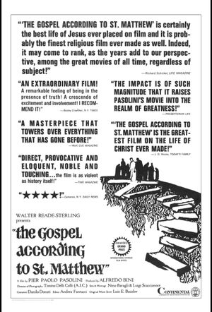 The Gospel According to St. Matthew's poster