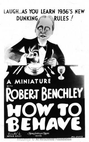 How to Behave's poster