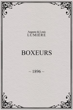 Boxeurs's poster