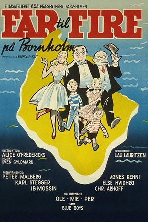Far til fire på Bornholm's poster