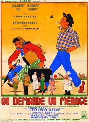 On demande un ménage's poster
