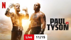 Jake Paul vs. Mike Tyson's poster
