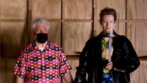 The Human Voice Q&A With Pedro Almodovar And Tilda Swinton, Hosted By Mark Kermode's poster