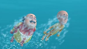 Motu Patlu the Superheroes – Super Villains from Mars's poster
