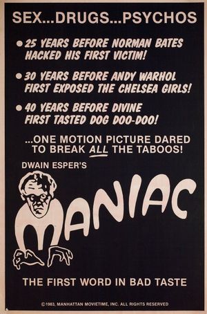 Maniac's poster