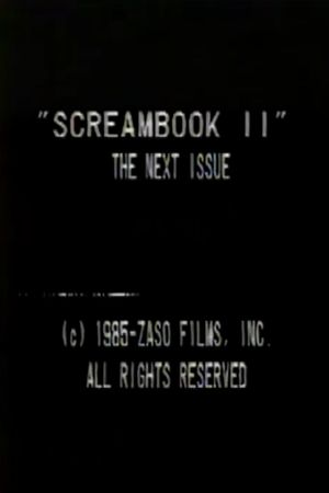 Screambook II's poster