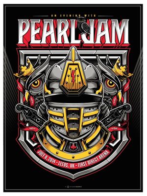 Pearl Jam: Leeds 2014's poster