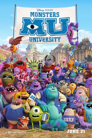 Monsters University's poster