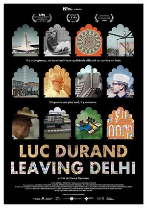 Luc Durand Leaving Delhi's poster