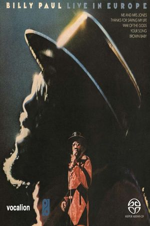 Billy Paul Live In Europe's poster image