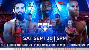 PFL 2023 Europe #3: Playofḟs - Doumbé vs. Zébo's poster